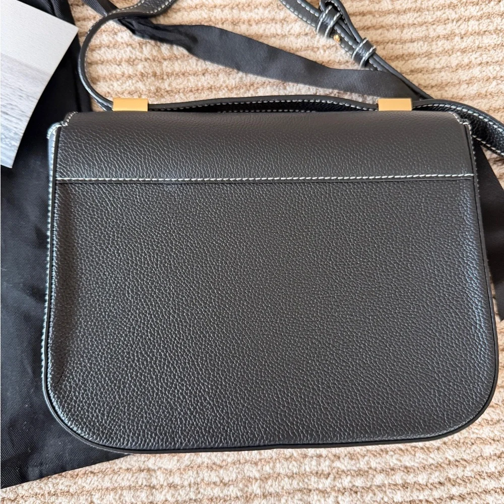 DeMellier London - The Vancouver - Black Grain Ecru Stitching - Picture 7 of 10
